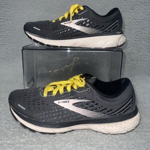Brooks Ghost 13 Shoes Women's Sz 8.5 Gray/Pink Running Sneakers Lace Up Trainers